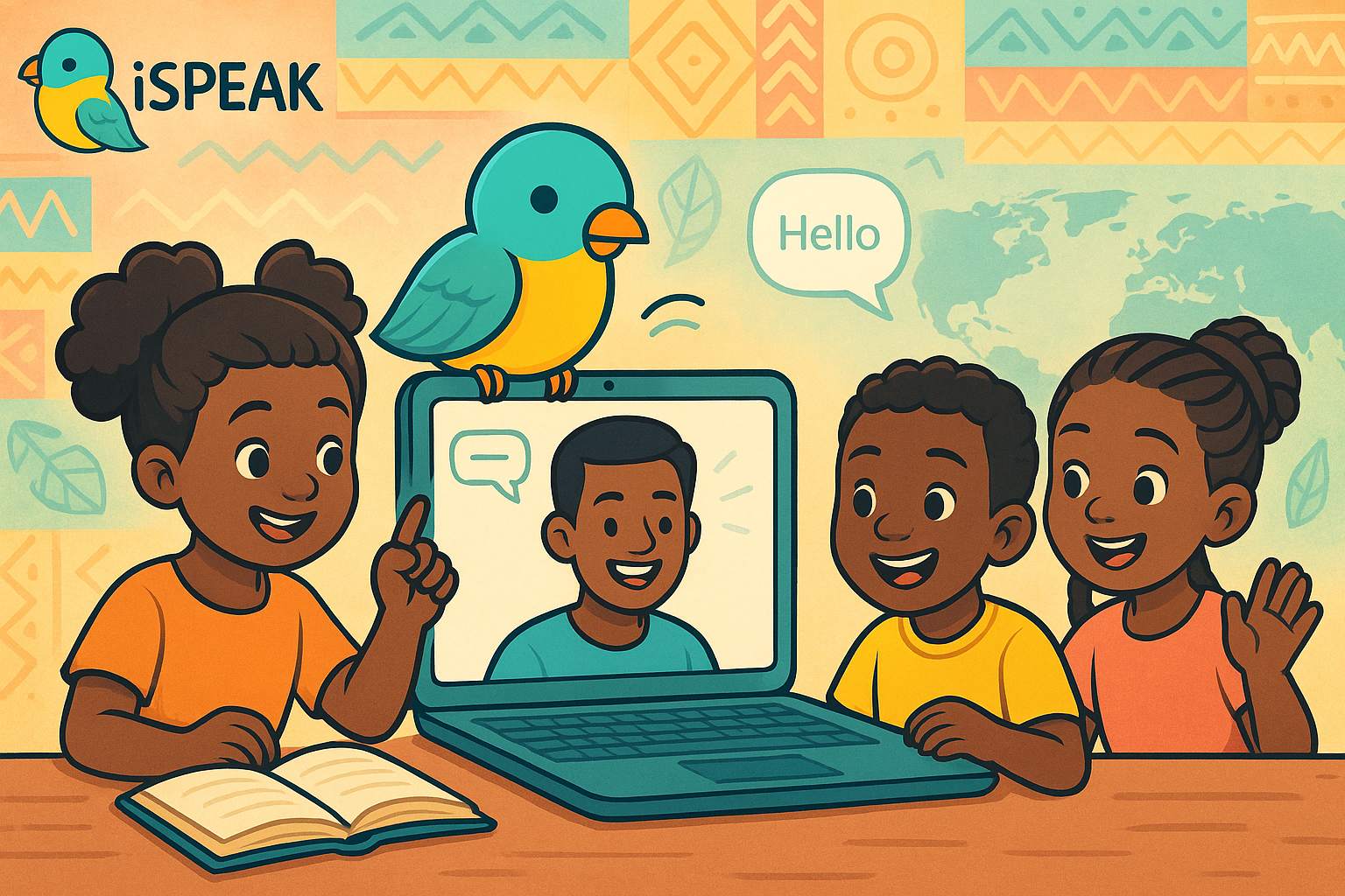 Children Learning Online